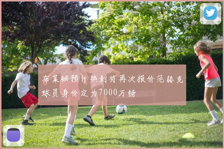 布莱顿预计热刺将再次报价范赫克球员身价定为7000万镑